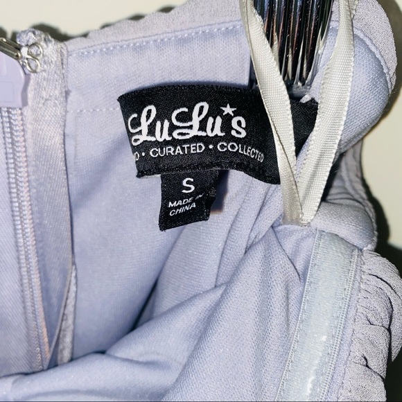 Lulu's Royal Engagement Strapless Lavender Maxi Dress Size Small - Picture 6 of 7